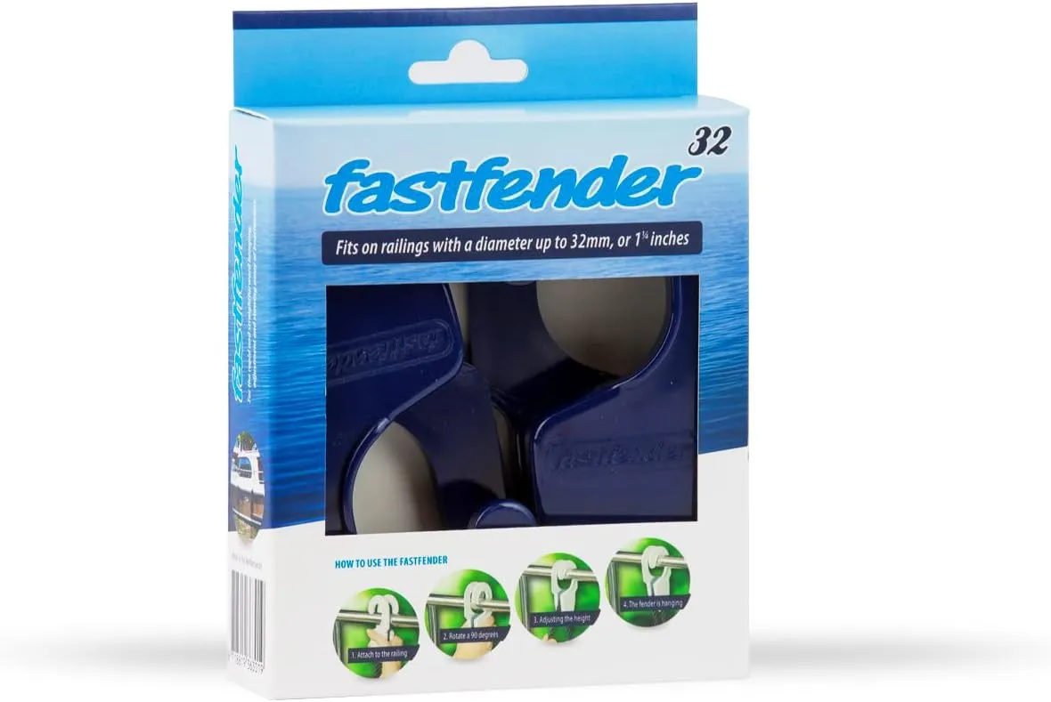 – 32 - The Original Single Handed Boat Fender Hanger - Made from UV Resistant Plastic - Sold in Pairs