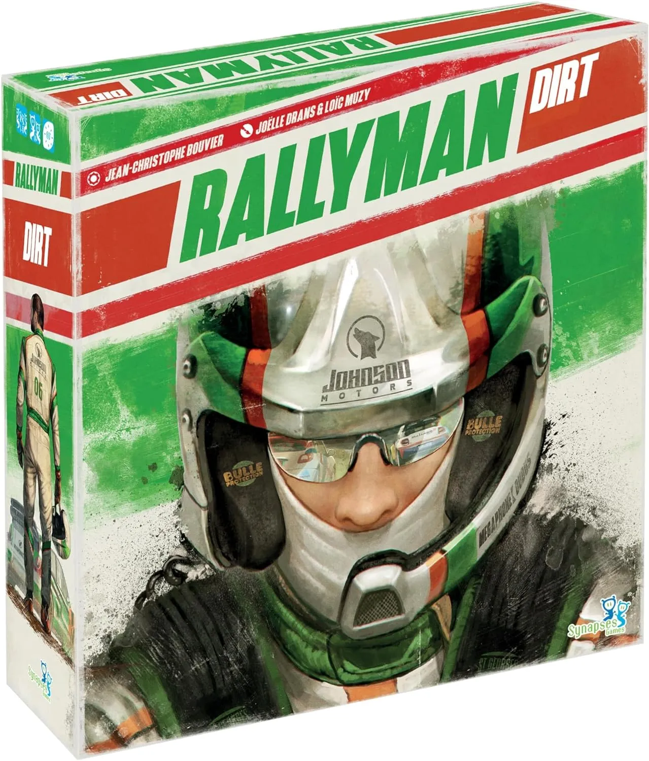 | Rallyman: DIRT | Strategy Board Game | Race Cars with Dice | 1 to 6 Players | 60 Minutes | Ages 10 