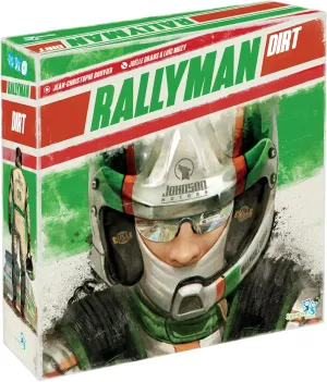 | Rallyman: DIRT | Strategy Board Game | Race Cars with Dice | 1 to 6 Players | 60 Minutes | Ages 10 