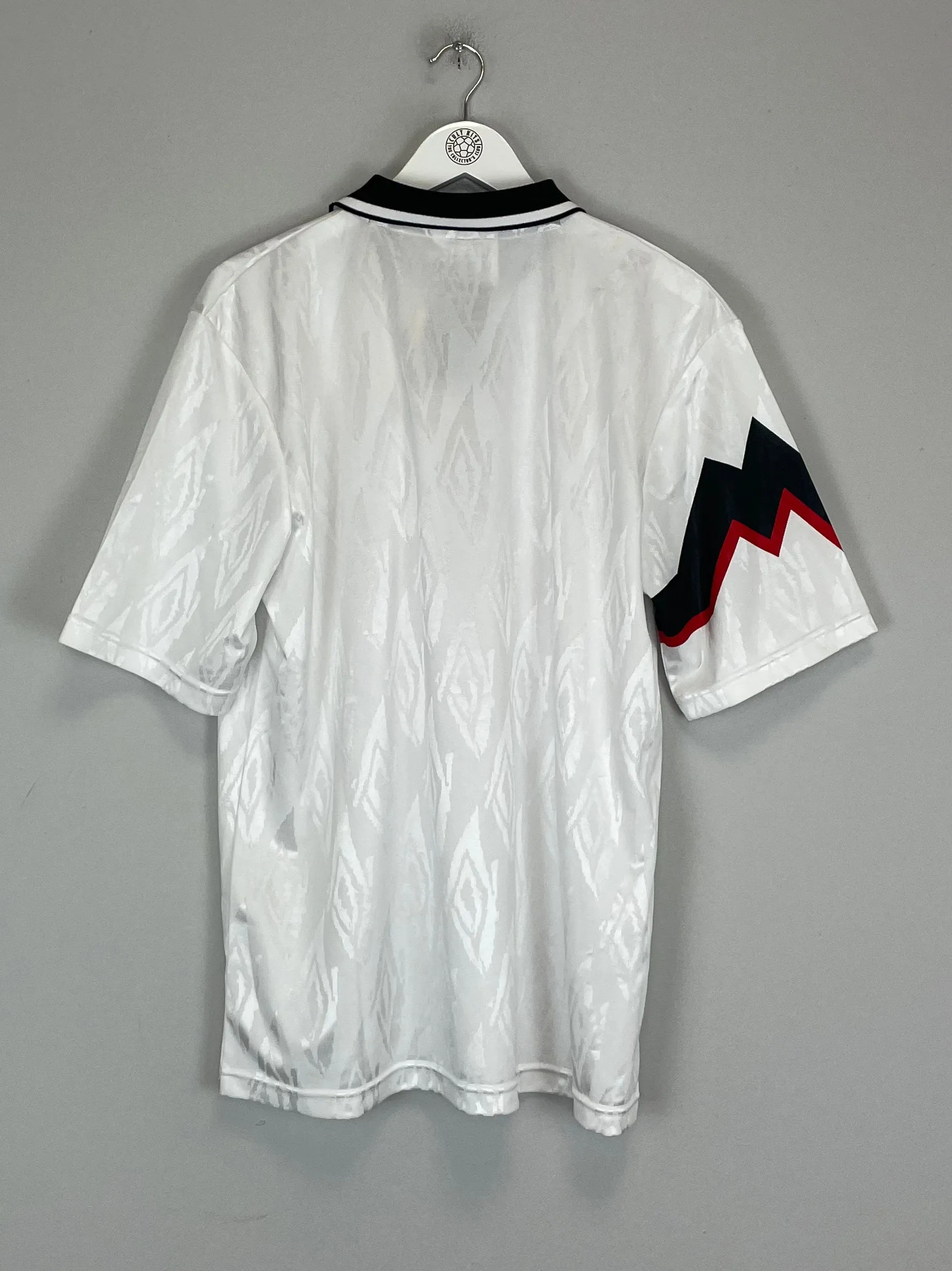 1991/93 DERBY COUNTY *BNWT* RE-ISSUE HOME SHIRT (L) UMBRO