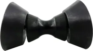 3 Inch 4Inch Boat Trailer Roller Assembly Bow Stop Bell Roller with 1/2 Inch Shaft, 3 Inch Roller fits 3 Inch Bracket, 4 Inch Roller fits 4 Inch Bracket, Polyurethane