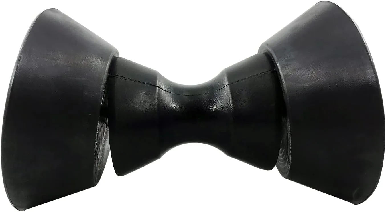 3 Inch 4Inch Boat Trailer Roller Assembly Bow Stop Bell Roller with 1/2 Inch Shaft, 3 Inch Roller fits 3 Inch Bracket, 4 Inch Roller fits 4 Inch Bracket, Polyurethane