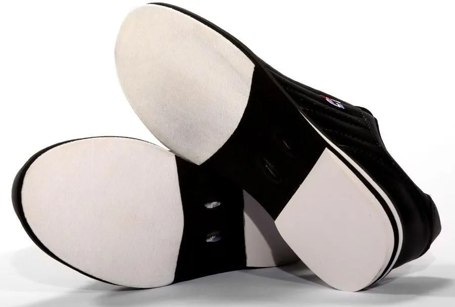 3G Kicks Unisex Black Bowling Shoes- Wide Width