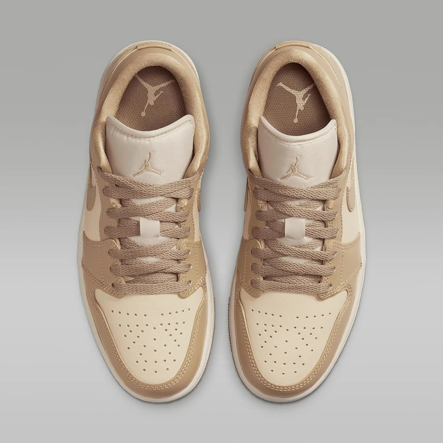 Air Jordan 1 Low Women's Shoes (DC0774-203, Rattan/Sail/Desert Camo)
