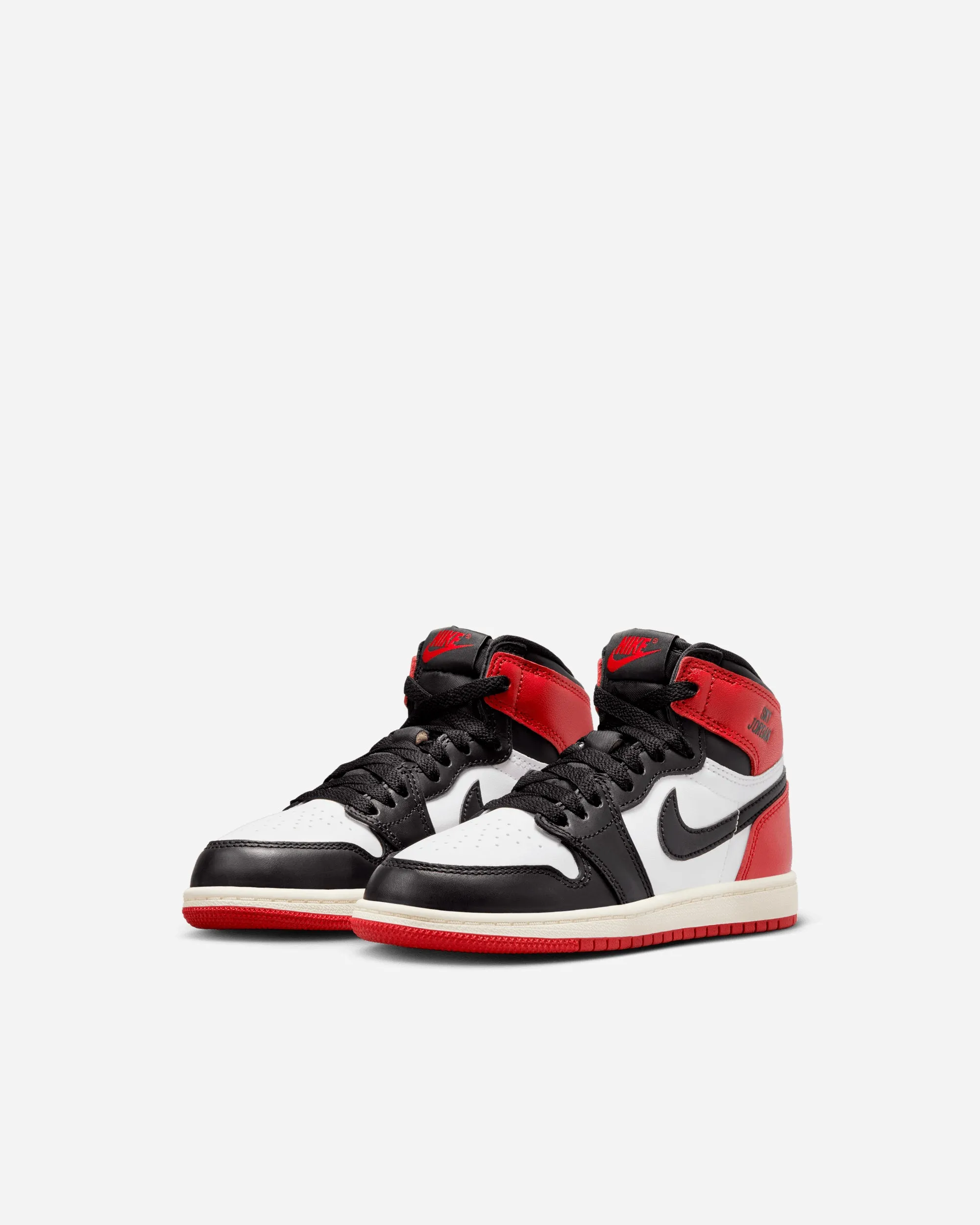 Air Jordan 1 Retro High OG "Black Toe Reimagined" (Preschool)