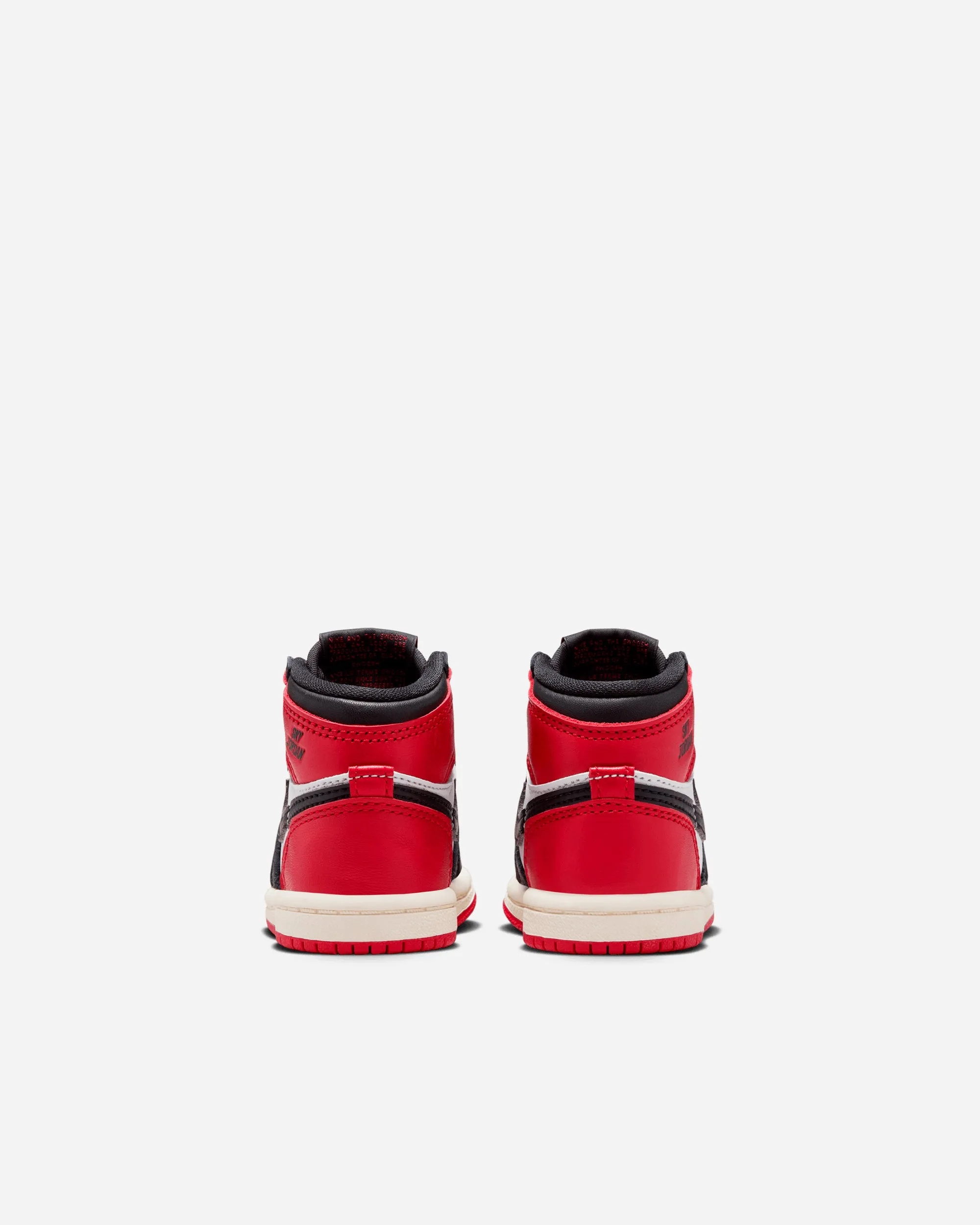 Air Jordan 1 Retro High OG  "Black Toe Reimagined" (Toddler)