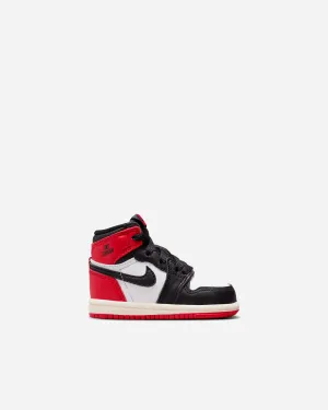 Air Jordan 1 Retro High OG  "Black Toe Reimagined" (Toddler)