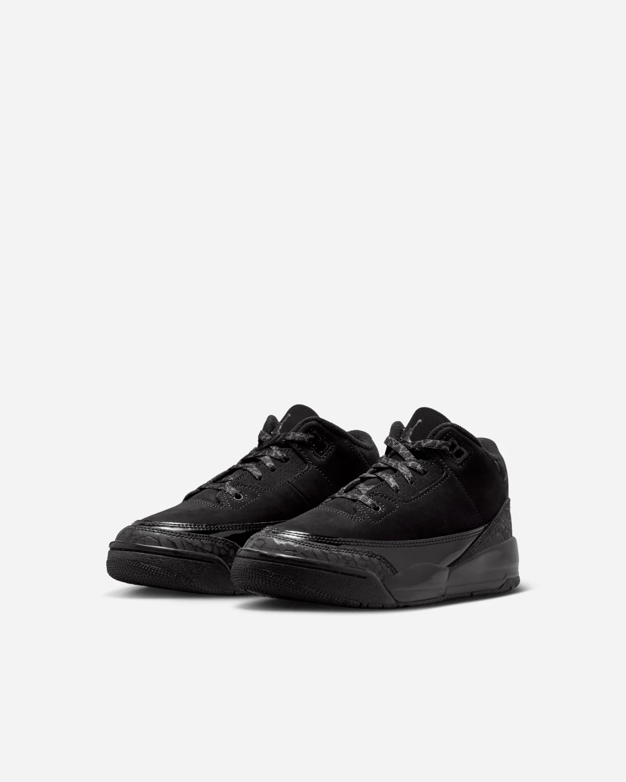 Air Jordan 3 Retro "Black Cat" (Preschool)
