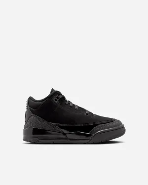 Air Jordan 3 Retro "Black Cat" (Preschool)
