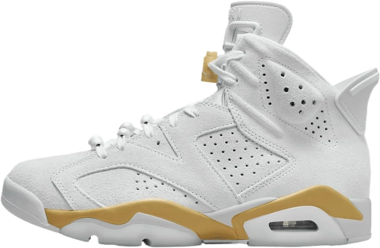 Air Jordan 6 Retro Pearl Women's Shoe (DQ4914-074, Pure Platinum/Metallic Gold/Coconut Milk)