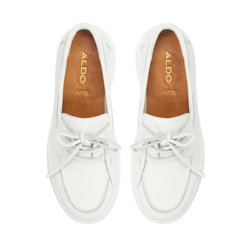 Aldo Wildbreeze Women Boat Shoe - Open White