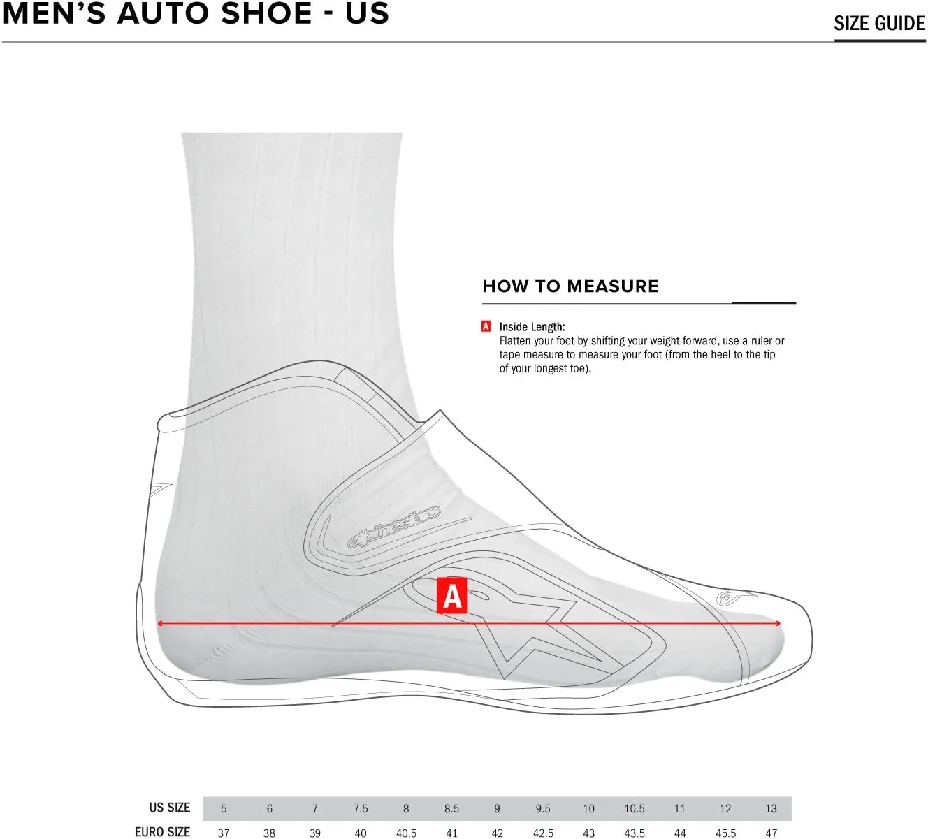 Alpinestars Tech 1-Z V2 Driving Shoes SFI - 2020 Model - Size 7.5 - Black/White/Silver (2715120-1219-7.5)