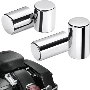 Amazicha Chrome Docking Hardware Covers Kit 4 PCS Compatible for Harley Davidson Touring Street Glide, Electra Glide, Road Glide, Road King 2009-Later