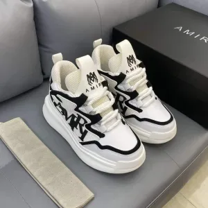 AMIRI || Men Round-Toe Lace-Up Sneakers