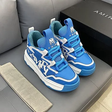 AMIRI || Men Round-Toe Lace-Up Sneakers