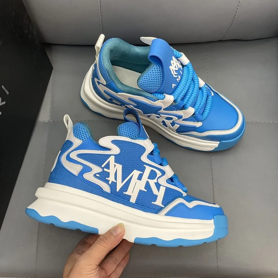 AMIRI || Men Round-Toe Lace-Up Sneakers