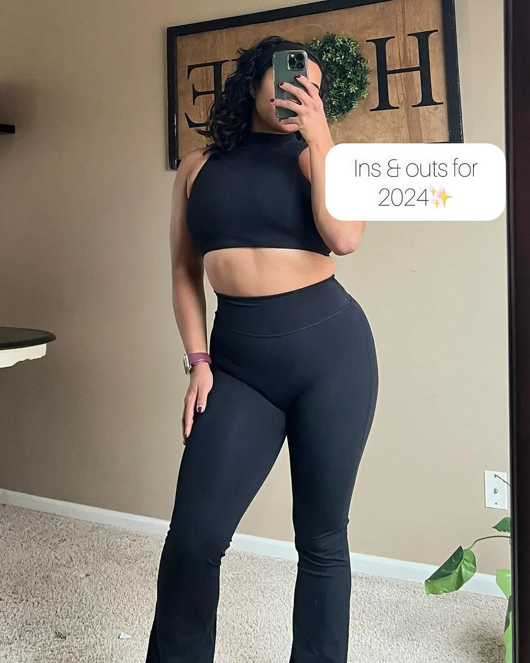 Aoxjox Flare Leggings for Women Trinity Tummy Control High Waisted Wide Leg Yoga Pants 29"/31"/33"