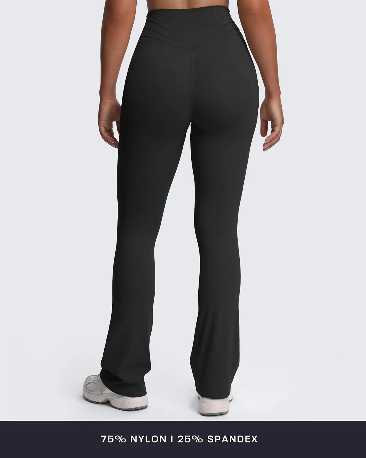 Aoxjox Flare Leggings for Women Trinity Tummy Control High Waisted Wide Leg Yoga Pants 29"/31"/33"