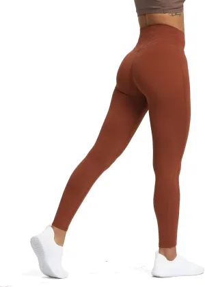 Aoxjox High Waisted Workout Leggings for Women Trinity Yoga Pants 26.5"