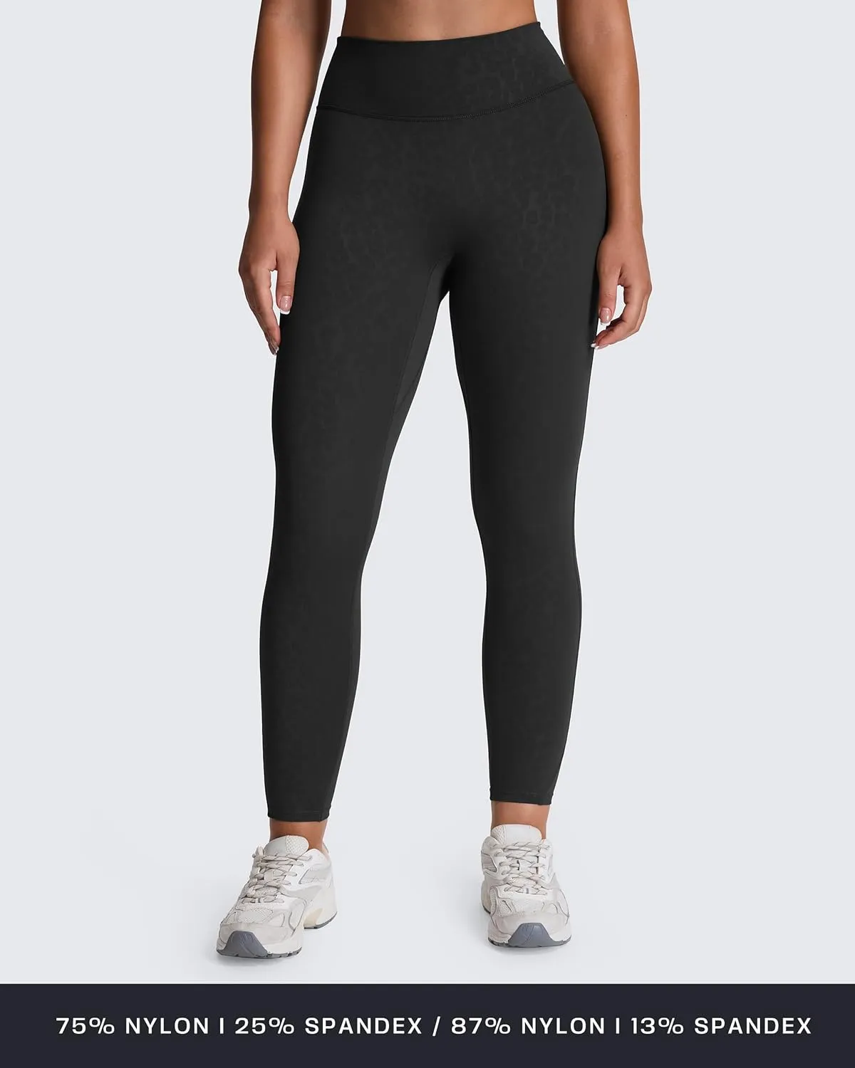 Aoxjox High Waisted Workout Leggings for Women Trinity Yoga Pants 26.5"