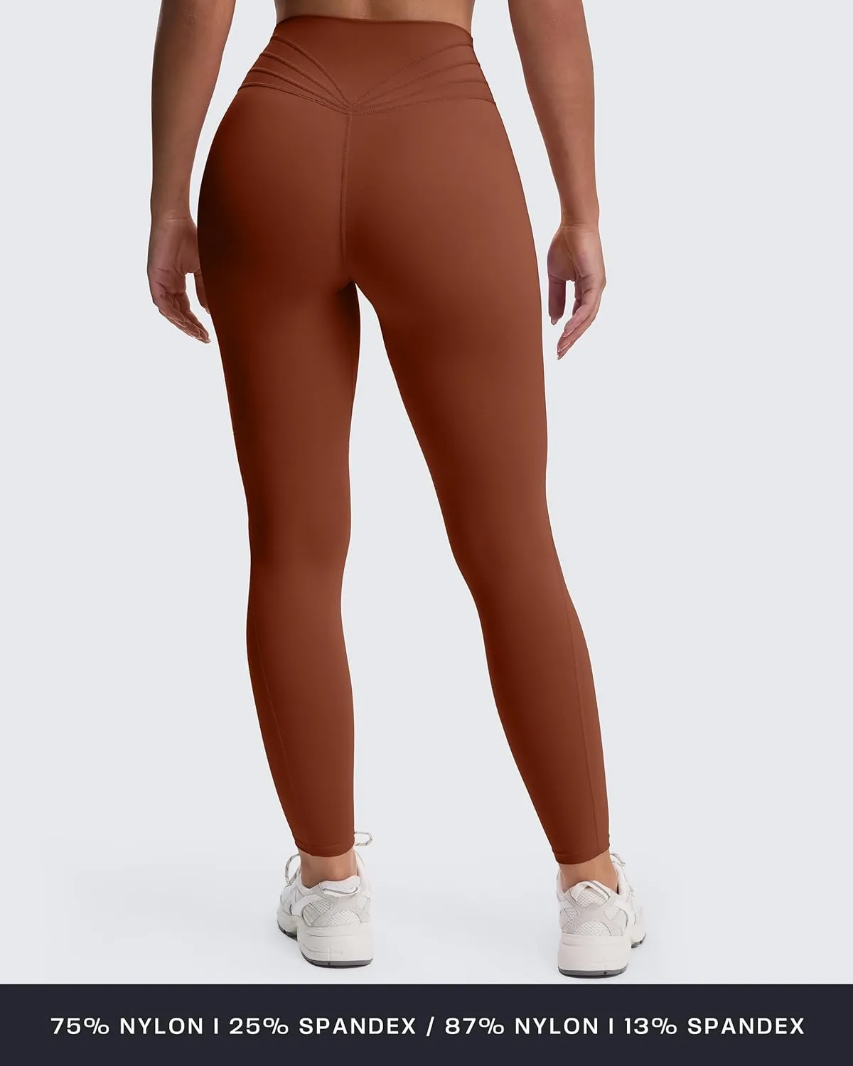 Aoxjox High Waisted Workout Leggings for Women Trinity Yoga Pants 26.5"
