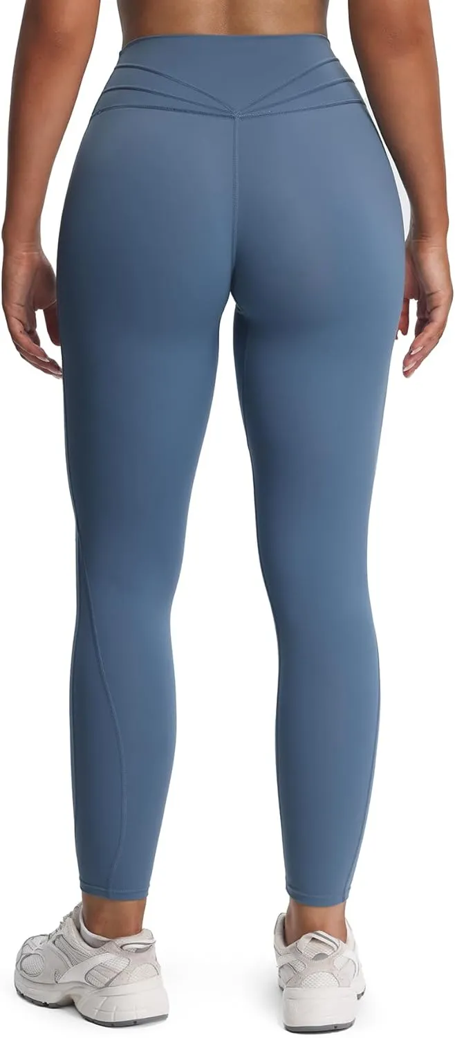 Aoxjox High Waisted Workout Leggings for Women Trinity Yoga Pants 26.5"
