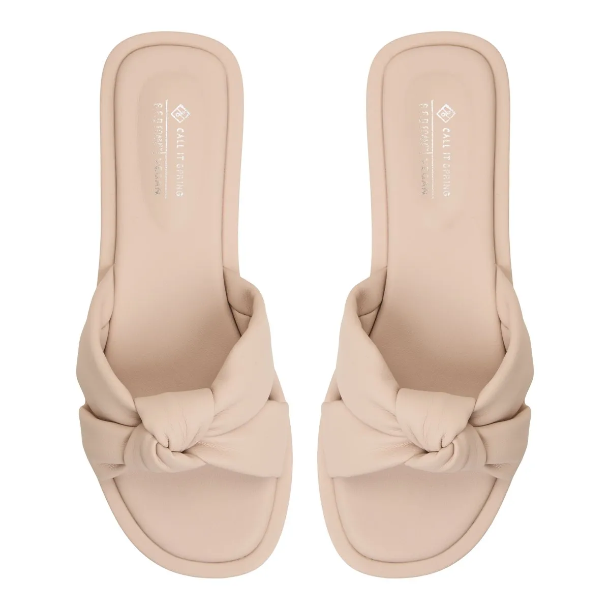 Apricot Slide Sandals