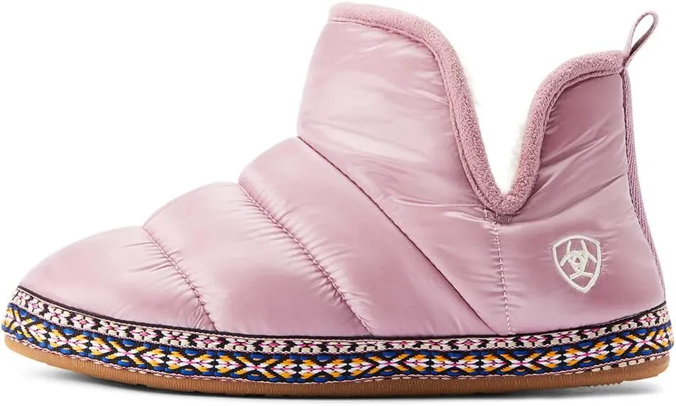 ARIAT Women's Indoor/Outdoor Warm Comfortable Crius Bootie Slippers with Sherpa Lining