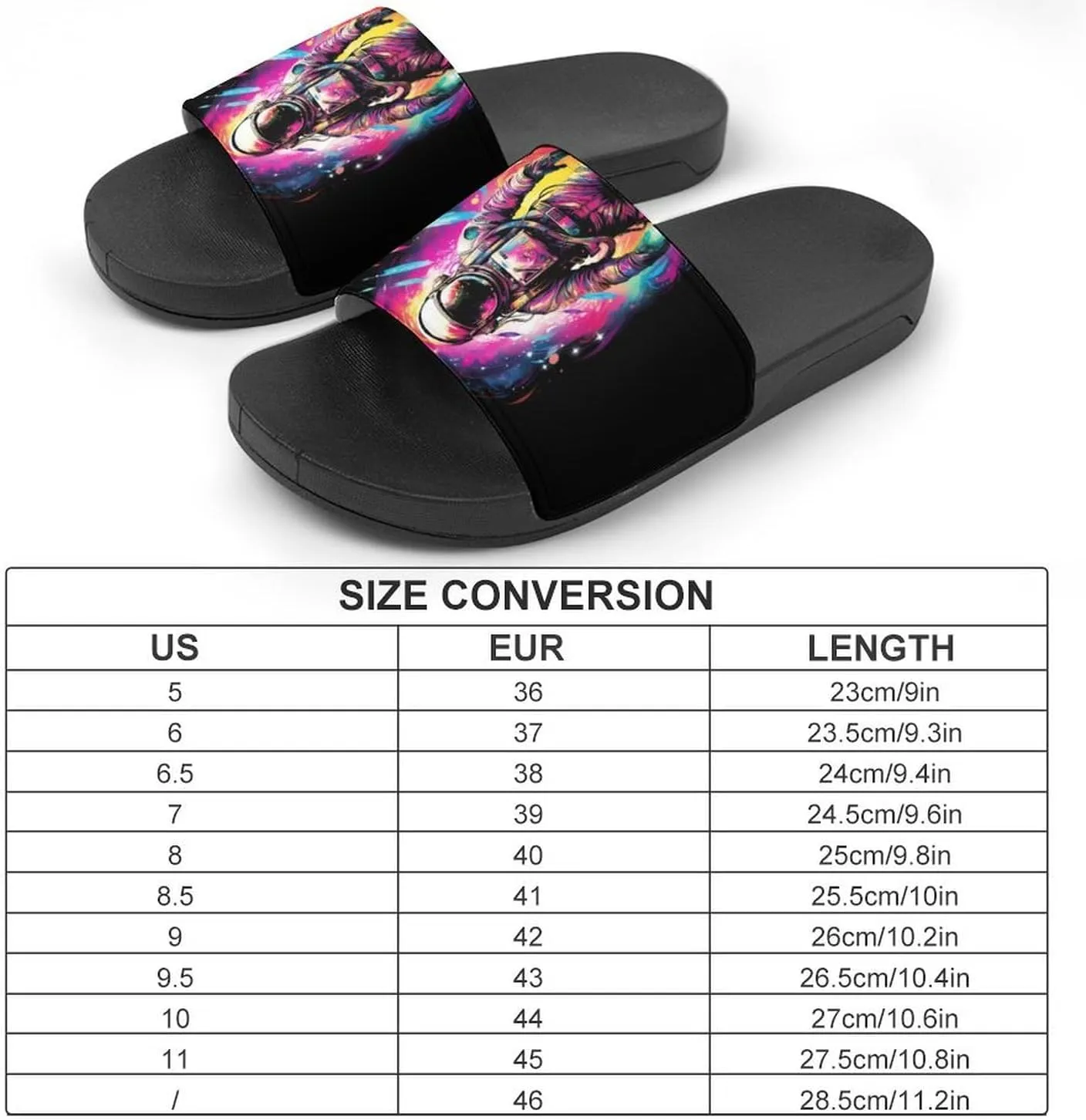 Astronaut Universe Fantasy Glaxy House Sandals Non Slip Slippers Quick Drying Bathroom Shower Shoes for Women Men