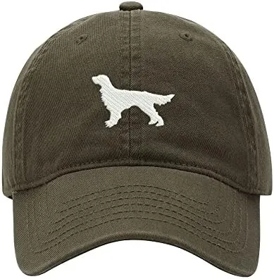 Baseball Cap Men Irish Setter Embroidered Washed Cotton Dog Hat Baseball Caps