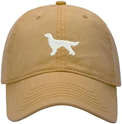 Baseball Cap Men Irish Setter Embroidered Washed Cotton Dog Hat Baseball Caps
