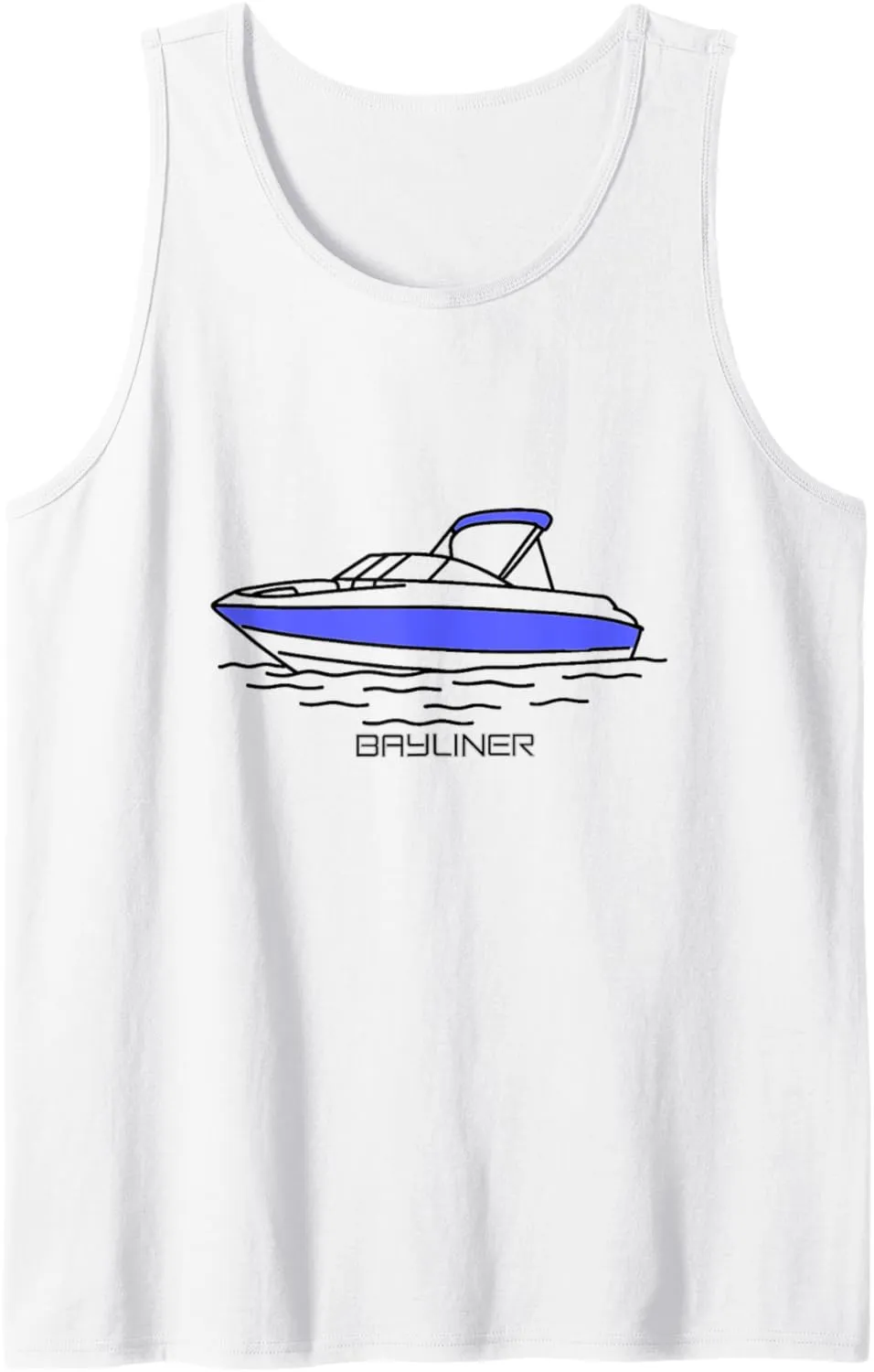 Bayliner Boat | Print On Front Tank Top