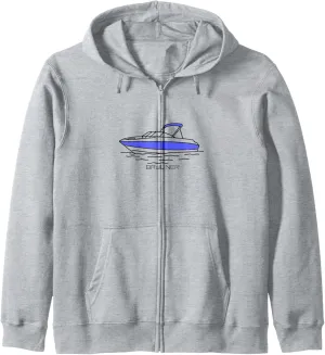 Bayliner Boat | Print On Front Zip Hoodie
