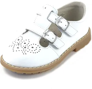 Beatrix English Double T-Strap Stitch Down Leather Mary Jane