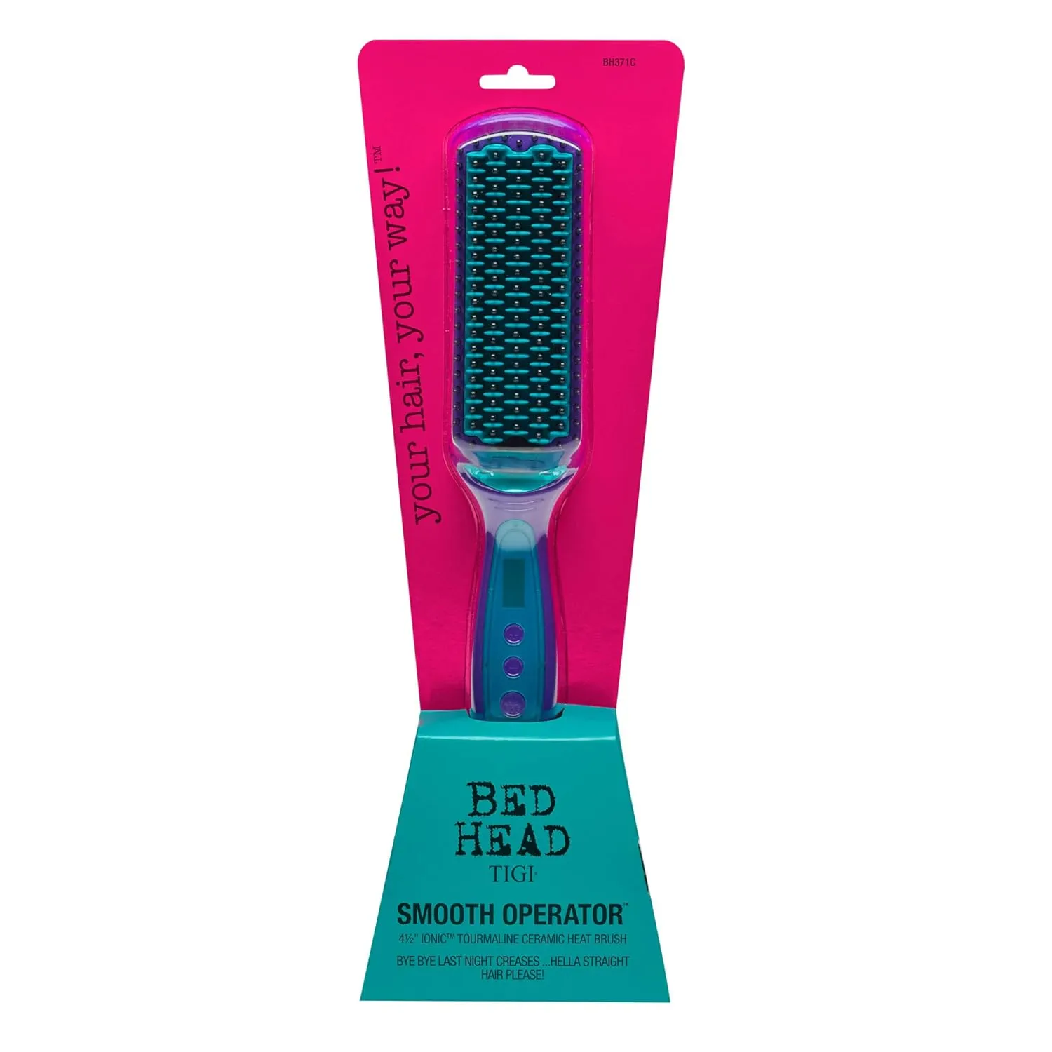 Bed Head Smooth Operator Straightening Styling Brush | Detangle and Straighten Hair, (4-1/2 in)