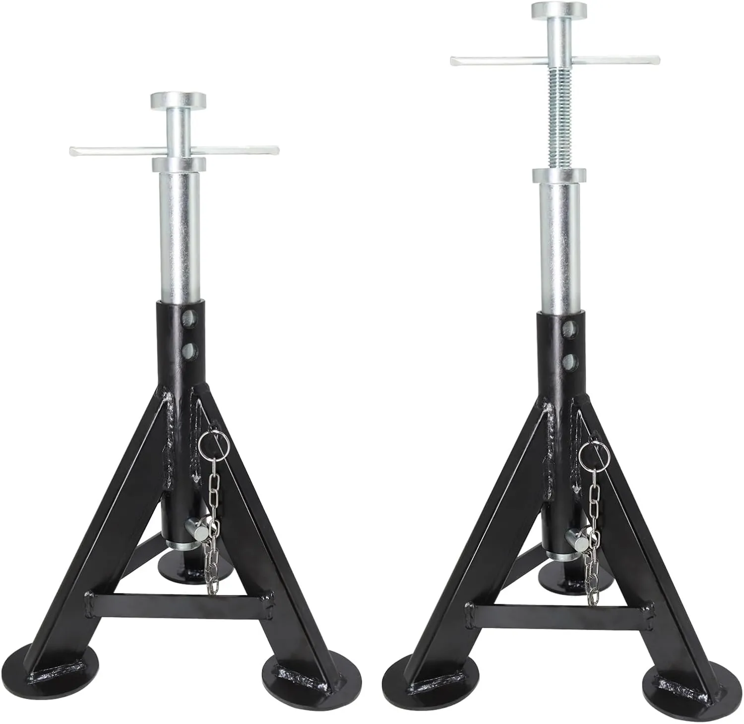 BESTOOL RV Supports Stabilizer Jacks, Travel Trailer Stabilizer Jacks Camper Jack Stands from 17.3" to 30", 3 Ton 6,000 lbs Capacity, 2PC
