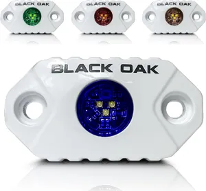Black Oak LED Marine LED Boat lights RGB Marine Accent Lights, Fishing Lights, Boat Courtesy Lights, Deck Lights for Fishing, Pontoon, Yacht, Sailboat (Controller Sold Separately)