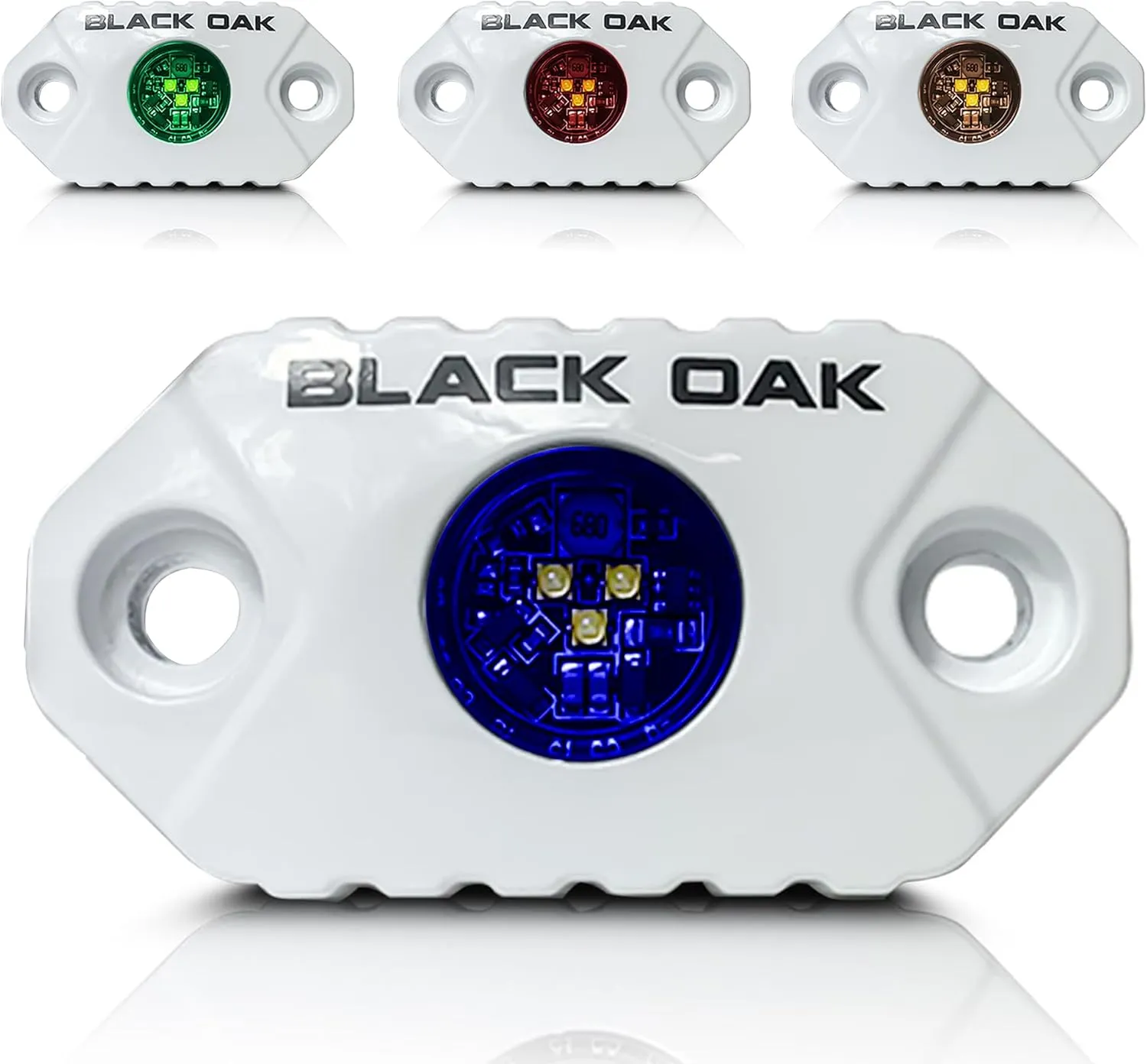 Black Oak LED Marine LED Boat lights RGB Marine Accent Lights, Fishing Lights, Boat Courtesy Lights, Deck Lights for Fishing, Pontoon, Yacht, Sailboat (Controller Sold Separately)