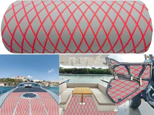 Boat Flooring EVA Foam Boat Decking Faux Teak Marine Sea Deck Non-Slip Mat for Decking Yacht Motorboat Fishing Boat Surfboard,102.4"/94.5"/86.6"/x 37.4"