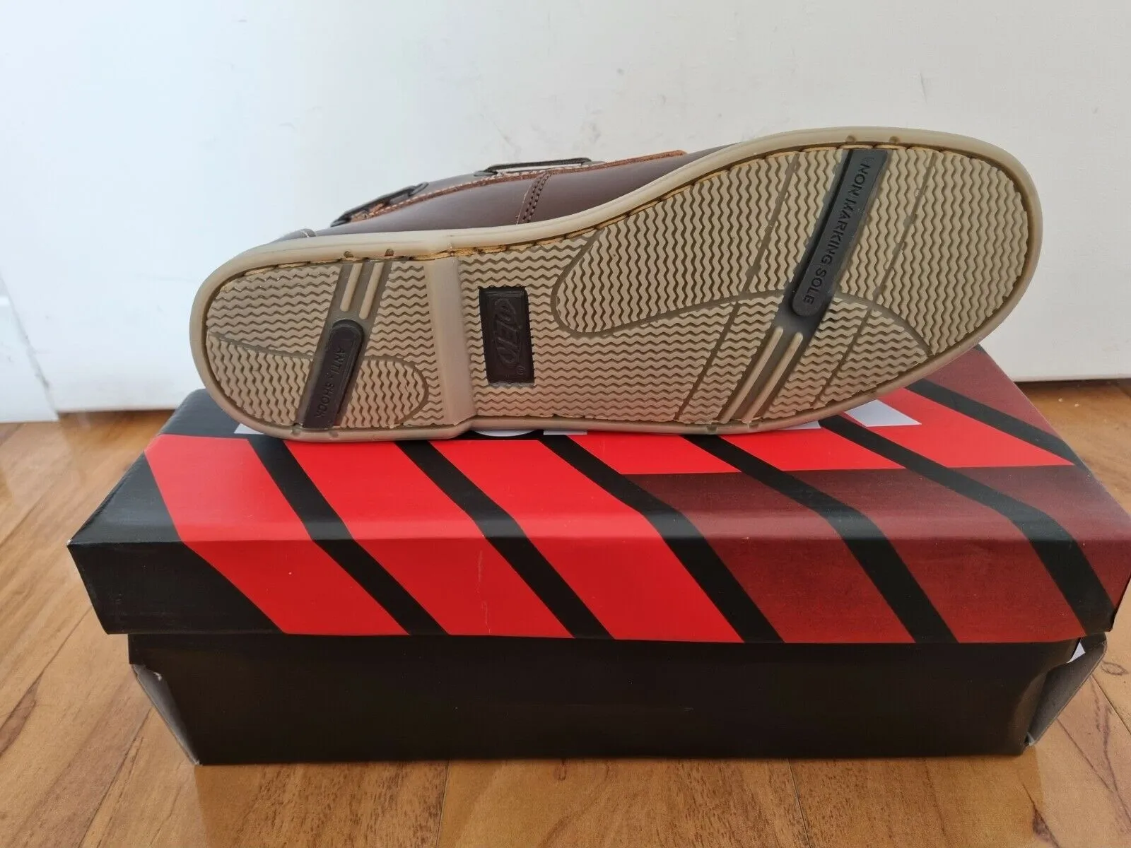 Boat Shoe by Dek - Brown Leather Lace Up Boat Shoes (M551B)