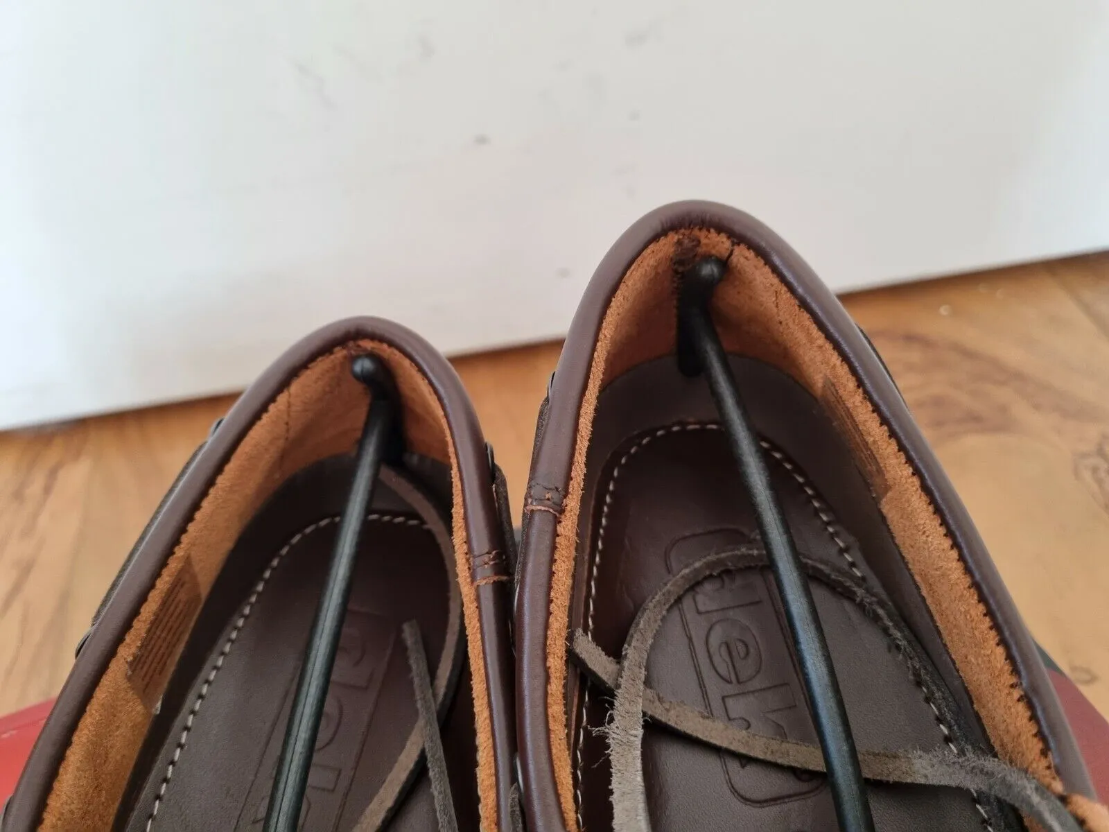 Boat Shoe by Dek - Brown Leather Lace Up Boat Shoes (M551B)
