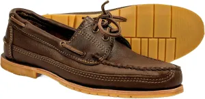 Boat Shoe Handmade in The USA - 12.5 EE Brown