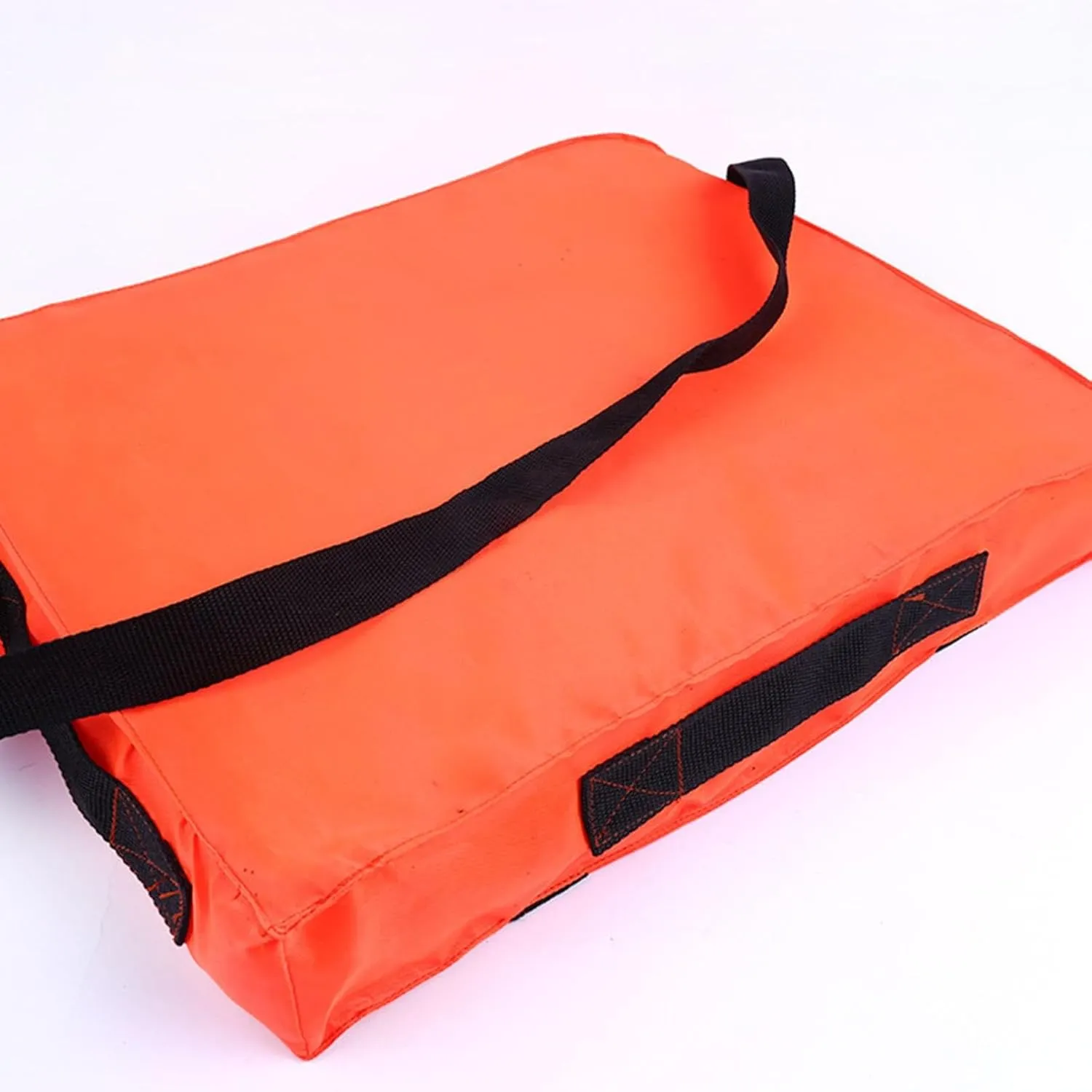 Boat Throwable Flotation Device - 18x14in High Buoyancy Boat Cushion with Strap, Waterproof Emergency Life Preserver for Boating, Swimming & Marine Rescue, Rescue Boat