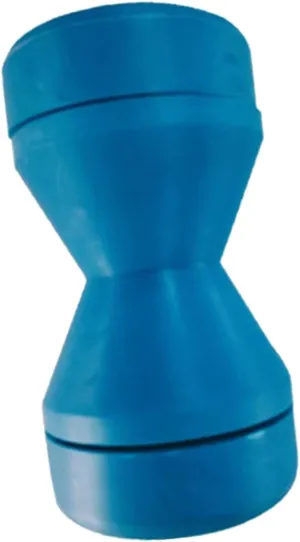 Boat Trailer Bow Roller 3.5"" Mount Width Non Marking 1/2"" Shaft, 9cmx9cm, Blue