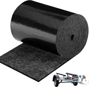 Boat Trailer Bunk Carpet - 13ft x 9inch 6mm Thick Marine Carpeting Covers with PVC for 2x4 Boat Lift Bunks, Bunk Board Runners Padding Mats Parts Accessories for Jet Ski