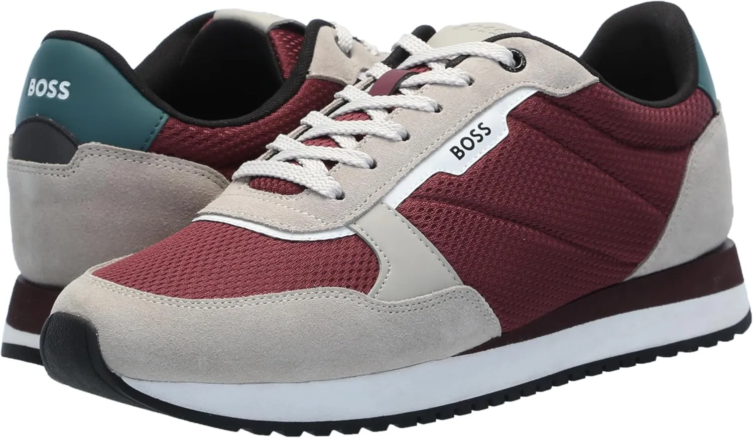 BOSS Men's Kai Retro Style Low Profile Sneaker