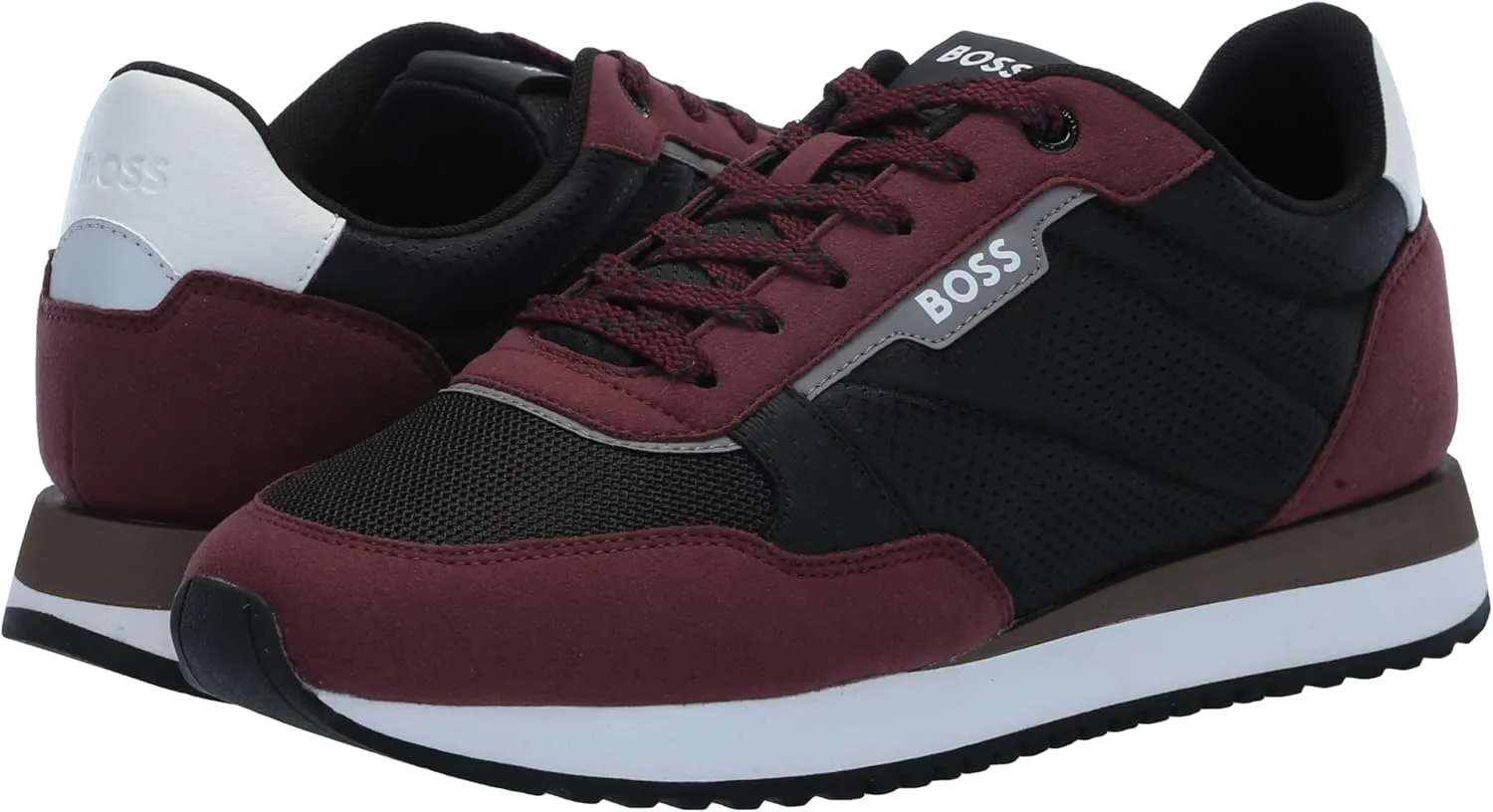 BOSS Men's Kai Retro Style Low Profile Sneaker