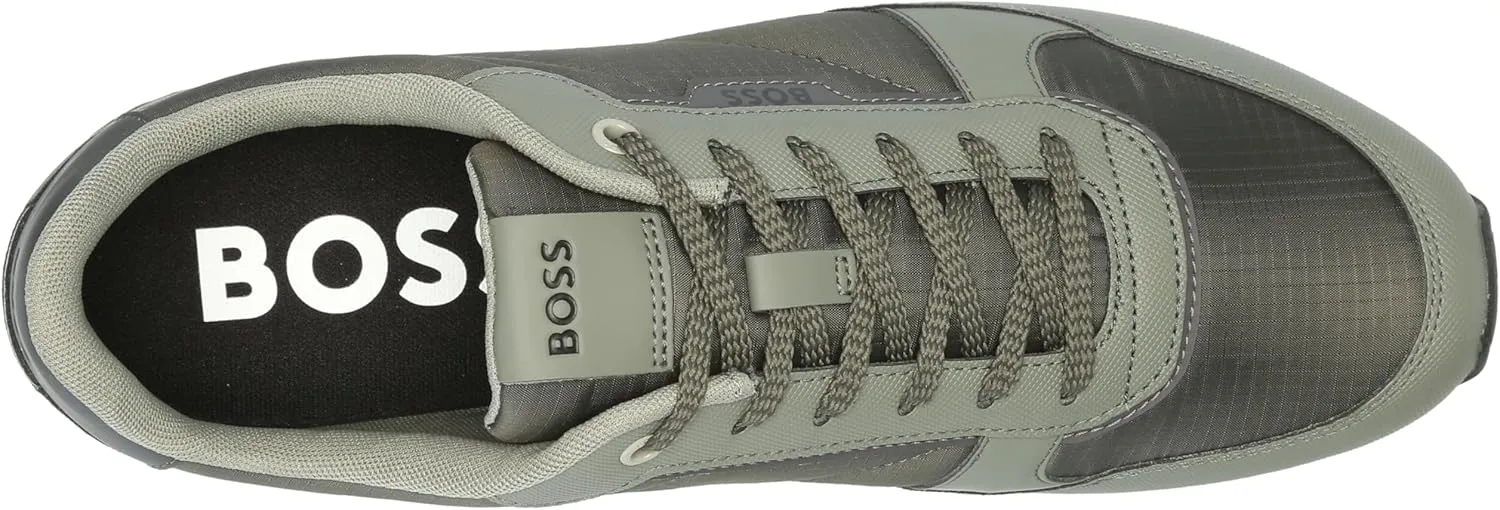 BOSS Men's Kai Retro Style Low Profile Sneaker