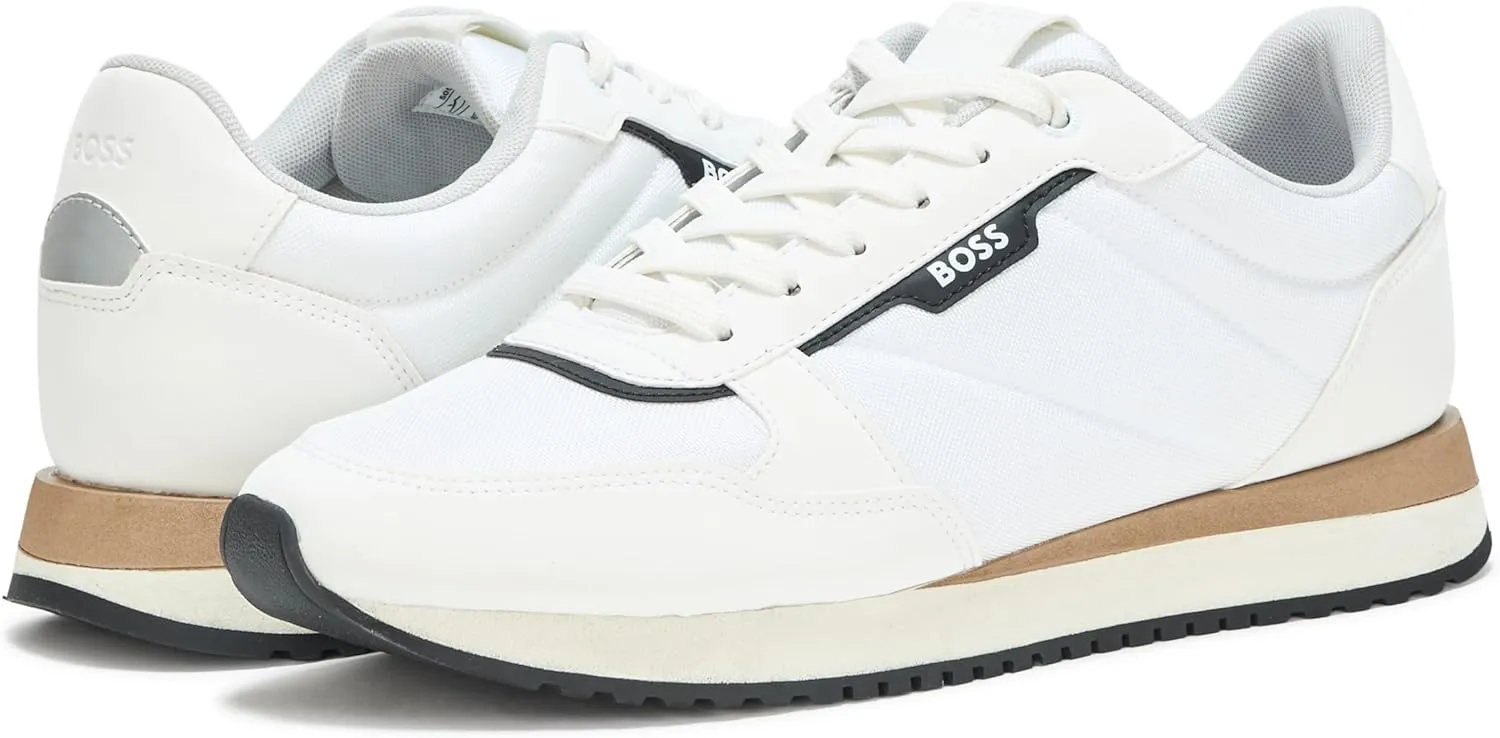 BOSS Men's Kai Retro Style Low Profile Sneaker