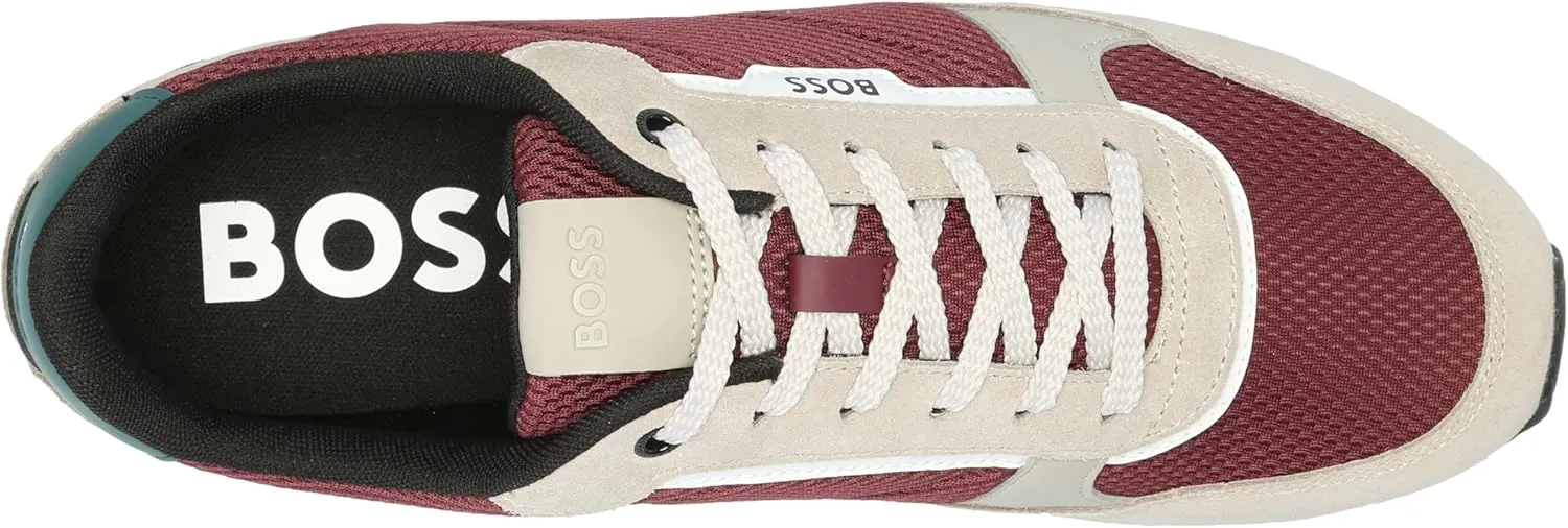 BOSS Men's Kai Retro Style Low Profile Sneaker
